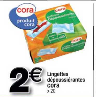 Lingettes Dépoussiérantes Cora