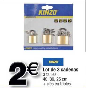Lot De 3 Cadenas