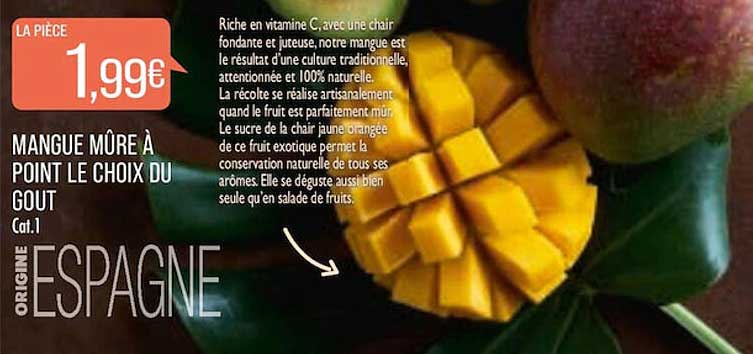 Mangue Mûre à Point Le Choix Du Goût