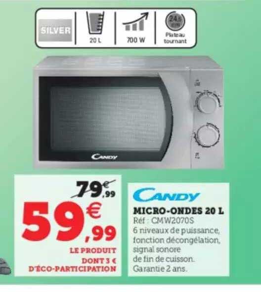 micro-ondes 20 l candy