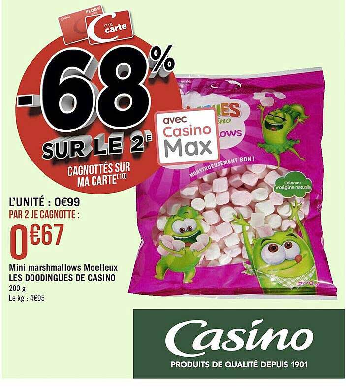 Mini Marshmallows Moelleux Les Doodingues De Casino