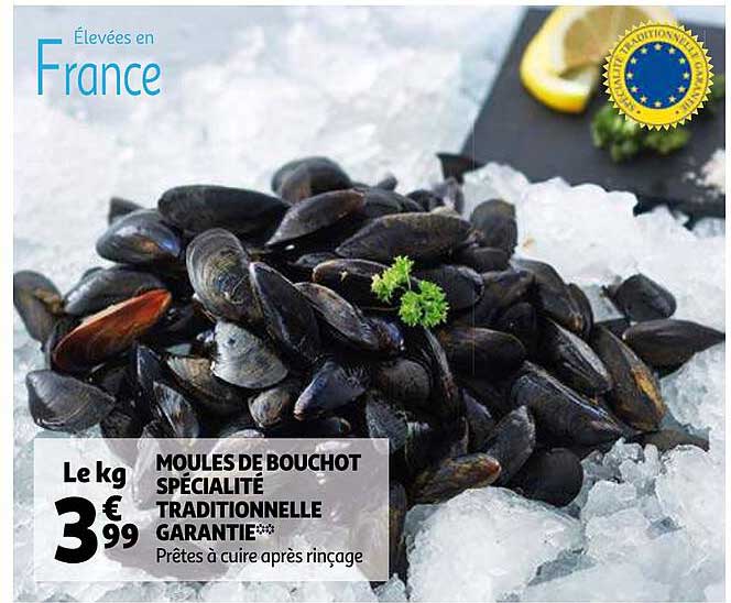 Moules De Bouchot Spécialité Traditionnelle Garantie