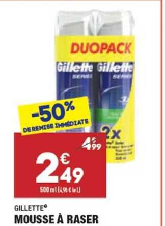mousse à raser gillette®