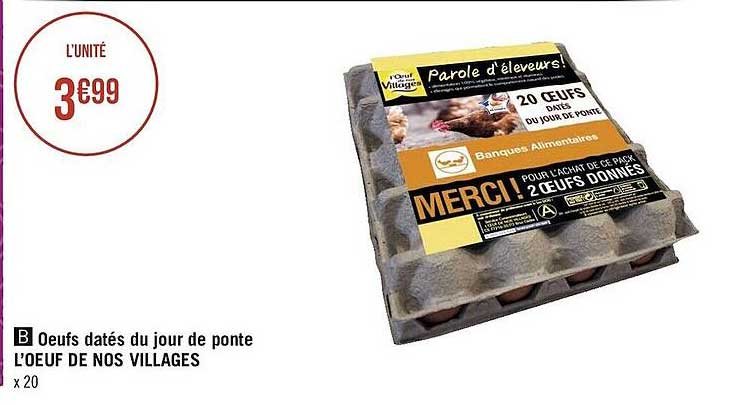 oeufs datés du jour de ponte l'œuf de nos villages