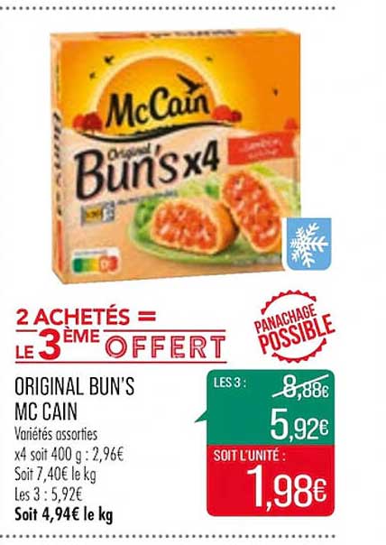 Original Bun's Mc Cain