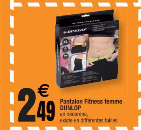 Pantalon Fitness Femme Dunlop