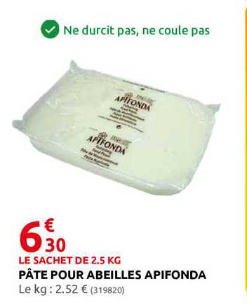 pâte pour abeilles apifonda