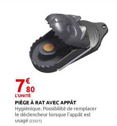 piège à rat avec appât