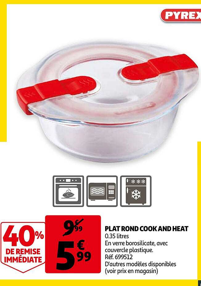 Plat Rond Cook And Heat Pyrex