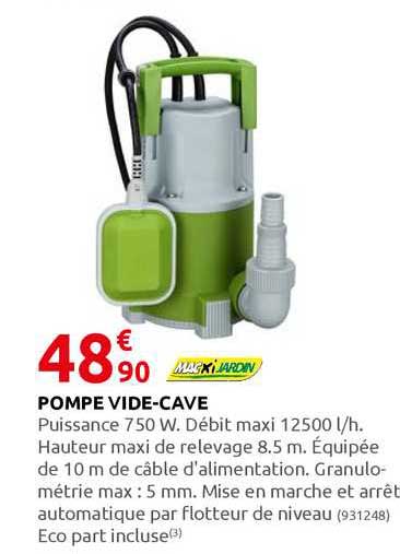 pompe vide-cave macxi jardin