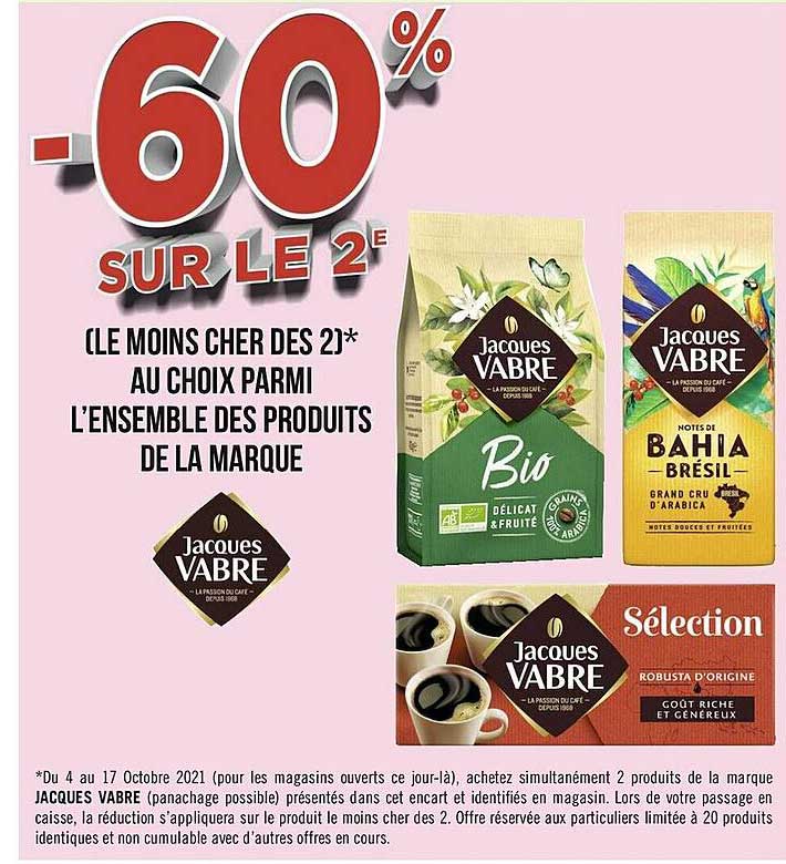 produits de la marque jacques vabre