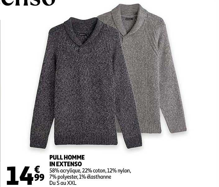 Pull Homme In Extenso