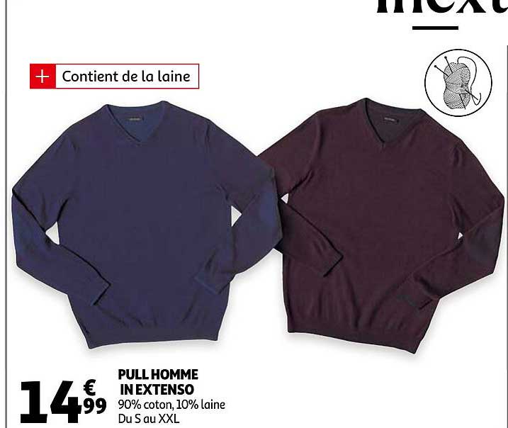 pull homme in extenso