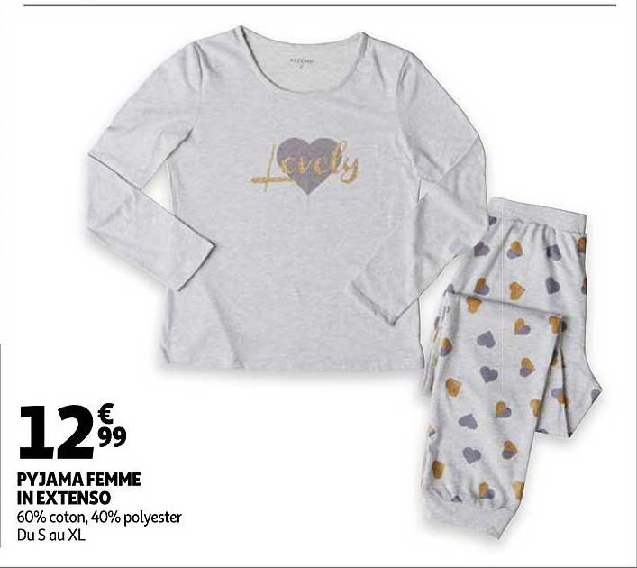 pyjama femme in extenso
