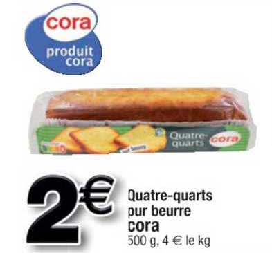 quatre-quarts pur beurre cora