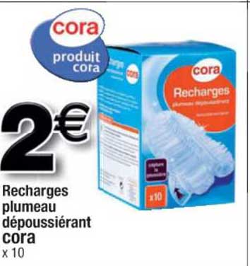 Recharges Plumeau Dépoussiérant Cora