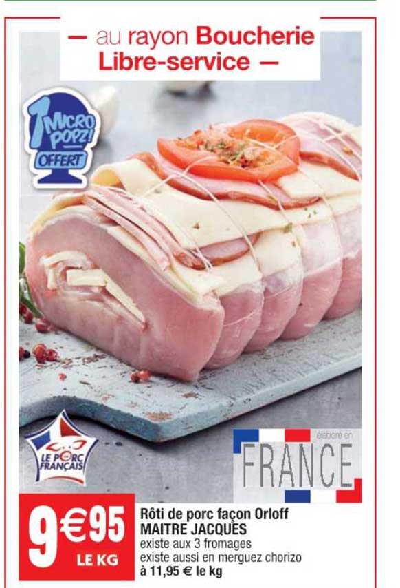 rôti de porc façon orloff maître jacques