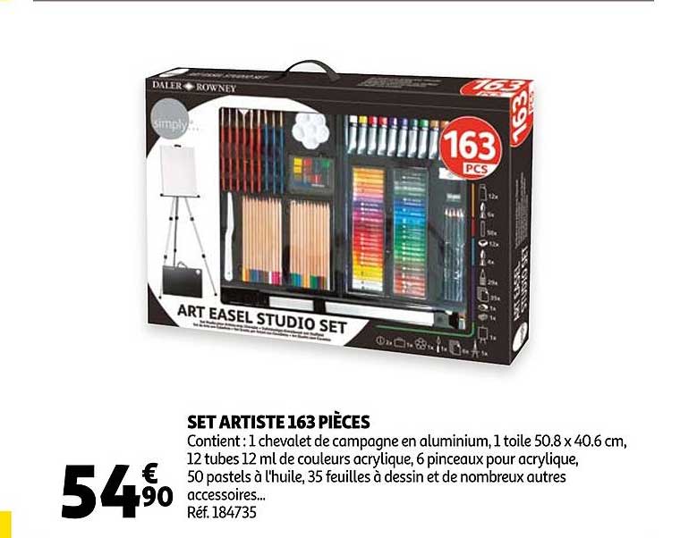 Set Artiste 163 Pièces