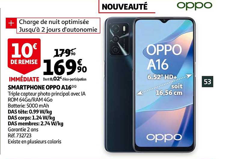 smartphone oppo a16