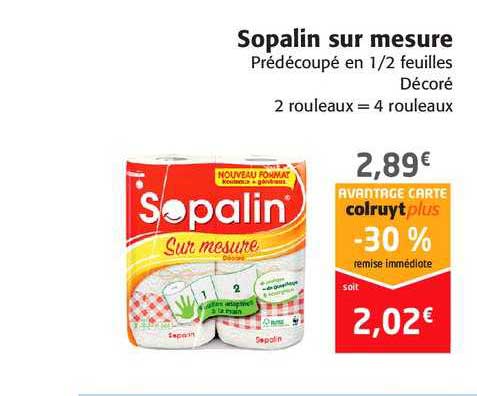 sopalin sur mesure