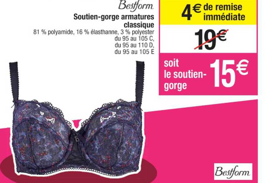 soutien-gorge armatures classique bestform