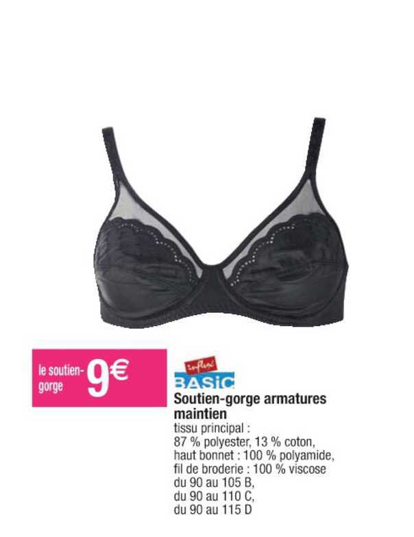 soutien-gorge armatures influx basic