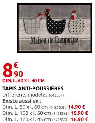 Tapis Anti-poussières
