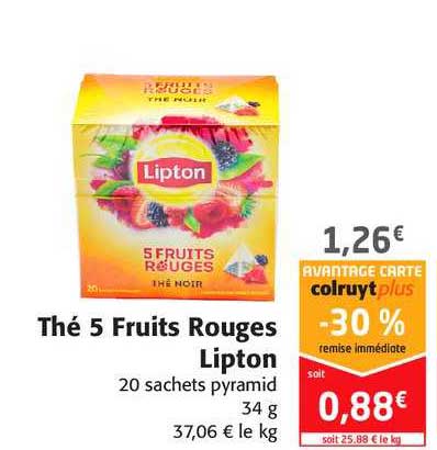 Thé 5 Fruits Rouges Lipton