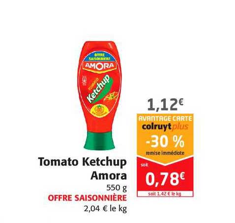 tomato ketchup amora