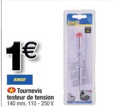 tournevis testeur de tension