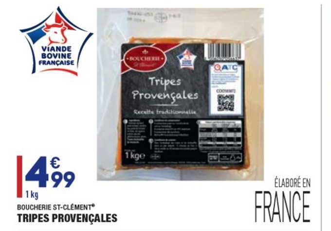 tripes provençales boucherie st-clément®
