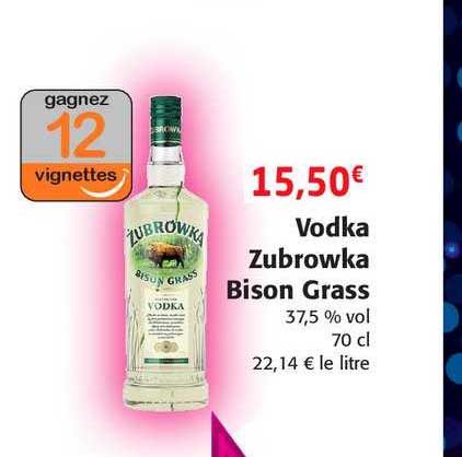 vodka zubrowka bison grass