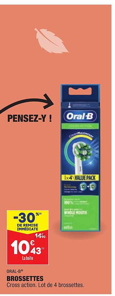 Brossettes Oral-b