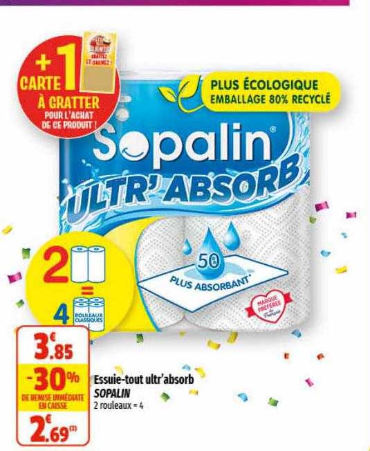 essuie-tout ultr'absorb sopalin