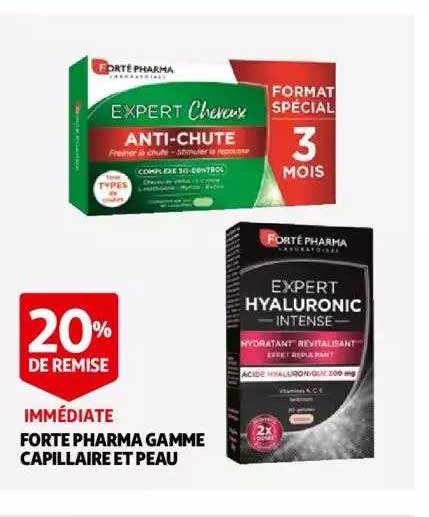forte pharma gamme capillaire et peau