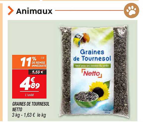 Graines De Tournesol Netto