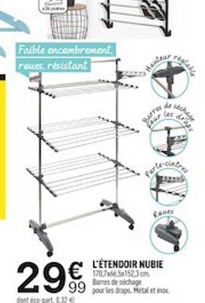 l'étendoir nubie