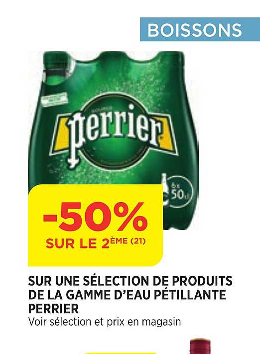 La Gamme D'eau Pétillante Perrier