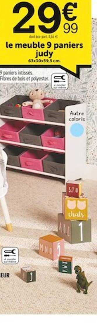 Le Meuble 9 Paniers Judy
