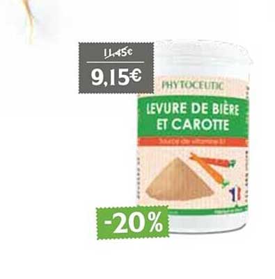 levure de bière et carotte phytoceutic