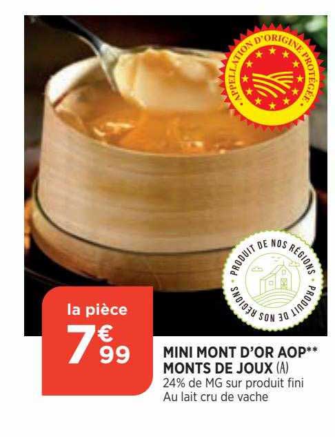 mini mont d'or aop monts de joux