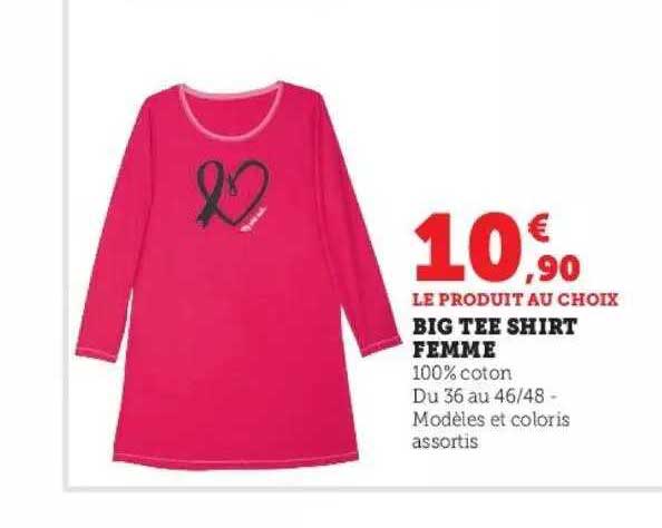 big tee shirt femme