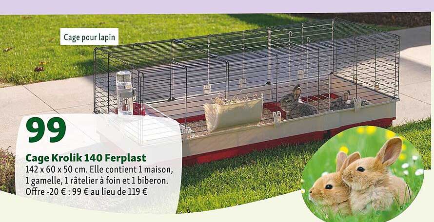 cage krolik 140 ferplast