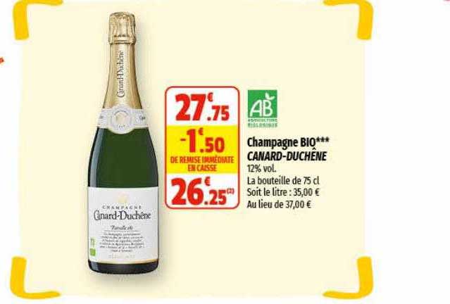 champagne bio canard-duchêne