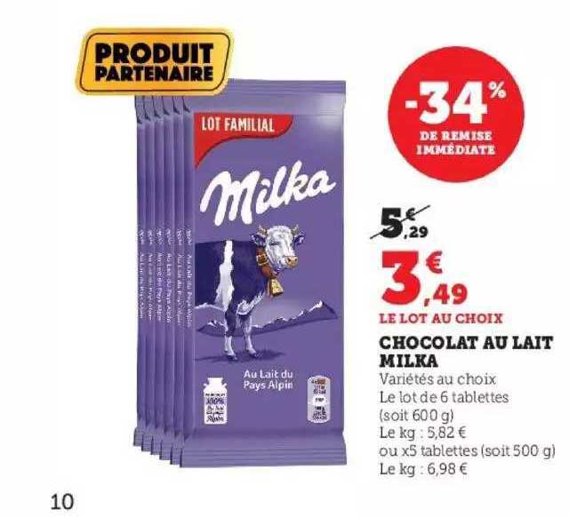 Chocolat Au Lait Milka