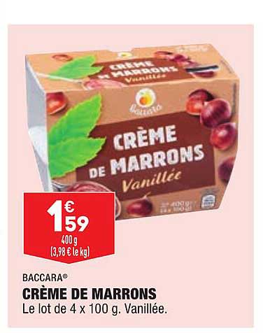 Crème De Marrons Baccara
