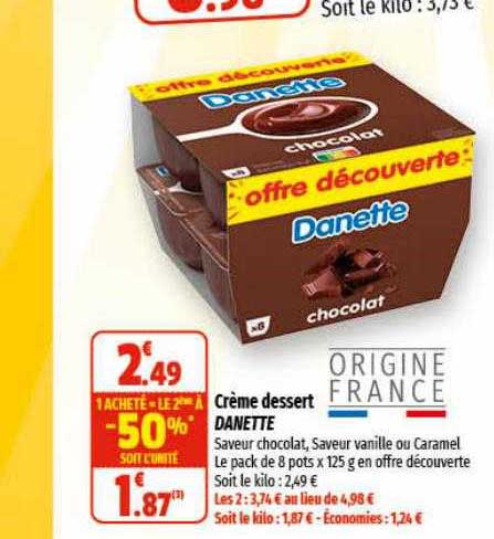 Crème Dessert Danette