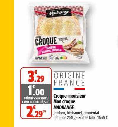croque-monsieur mon croque madrange
