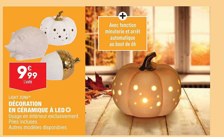 Décoration En Céramique à Led Light Zone