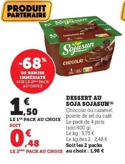 Dessert Au Soja Sojasun